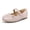 Nude Cat, variant on Rexoro Girls' Mary Jane Flats Kid Party Dress Shoes Princess Girl Shoes with Bow & Decor for Wedding Birthday Gold Glitter 11 Little Kid