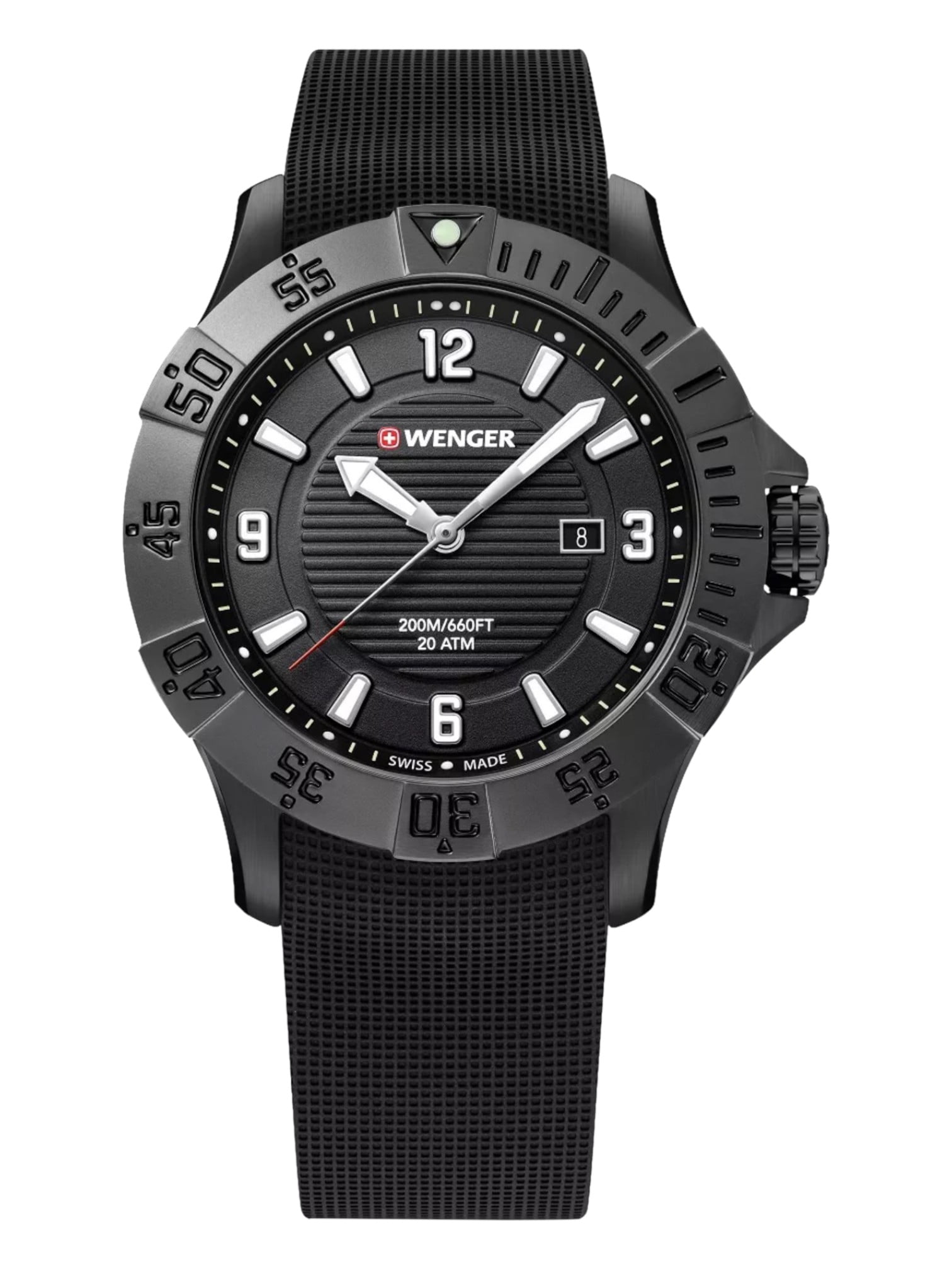 Victorinox Swiss Army 241963 Men's Heritage Black Dial Strap Watch