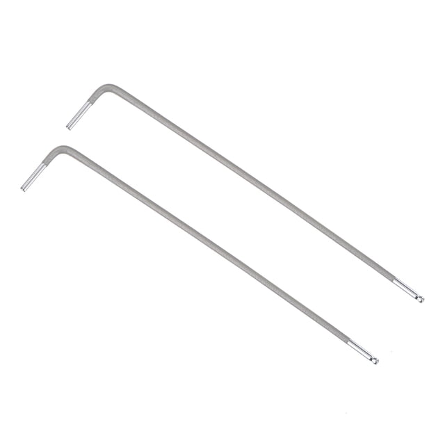 Unique Bargains 1.5mm Ball End Hex Key Wrench, L Shaped Long Arm S2 Steel Repairing Tool 2 Pack