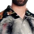 thumbnail image 5 of Koala Men's Short Sleeve Beach Shirts, Casual Button Down Poplin Printed Summer Tops - Unisex, 5 of 6