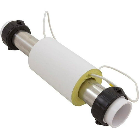 HYDRO-QUIP Heater,FloThru,CalSpa Repl, 15" x 2",230v,5.5kW,w/o Box,Gen2 26-2001-7S-K