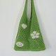 thumbnail image 1 of Bolsa de mano tejido con flores huecas de malla Retro de hombro portátil de ganchillo para mujer JShteea Para Estrenar, 1 of 7