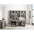thumbnail image 5 of Pemberly Row Contemporary Wood Executive Desk in Moonstone Gray, 5 of 5