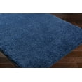 thumbnail image 5 of Hauteloom Faina Machine Washable Solid Shag Runner Rug - Plain Living Room Bedroom Shaggy Long Runner Rug - Fluffy Plush High Pile Carpet - Dark Blue - 2'7" x 7'3", 5 of 19