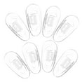 thumbnail image 6 of UNOMOR 4 Pairs Anti Slip Glasses Cover Transparent Silicone for Maximum Comfort, 6 of 8