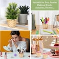 thumbnail image 3 of HYG 10 Pcs Mini Woven Baskets Party Favor Baskets Small Flower Basket Bamboo Picnic Basket Desktop Storage Organizer for Home Office Table Party Favors Crafts Decoration, 3.5 x 3 inch, 3 of 5