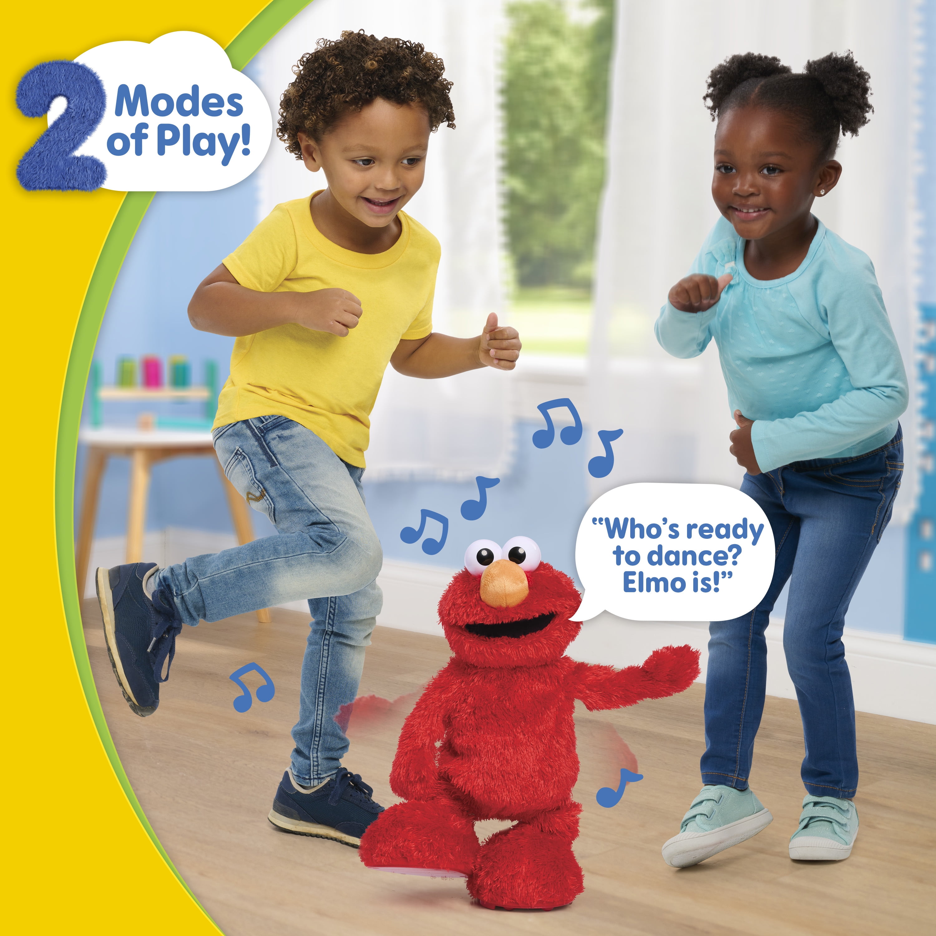 Sesame Street Hokey Pokey Elmo Plush with Music and Motion, 14-inch Bilingual Plush, Ages 18 Months+