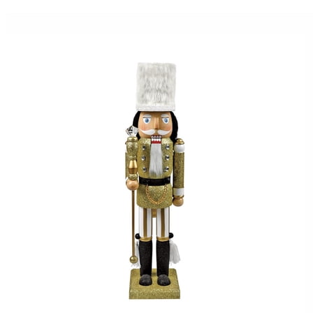 18 In Christmas Nutcracker Eleazar Wood Soldier-Multicolor