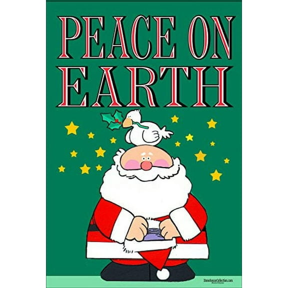 Peace on Earth Christmas Garden Flag - 12.5" x 18" - Double Sided56021