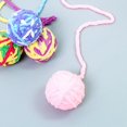 thumbnail image 3 of Cat Toy Ball Wool Interactive Funny Cat Pom Pom Toy Kitten Play Ball with Bell, 3 of 10