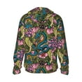 thumbnail image 2 of Picia Snake And Flower Women's Men's UPF 50+ Sun Protection Hoodie Shirt Long Sleeve SPF Fishing Outdoor UV Hiking Lightweight Shirts-Large, 2 of 9