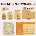 thumbnail image 3 of Yibo Milk Tea Brown Blanket Flannel Soft and Comfortable Anti-static Bed Sofa Blanket, 3 of 7