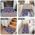 thumbnail image 6 of Purple Green Flowers Door Mat&nbsp;Indoor Outdoor Entrance, Non Slip Rug for Kitchen Bathroom Entryway Rug, Watercolor Vintage Botanical Washable Doormat Floor Mat for Office Home Decor 24x36 Inch, 6 of 8