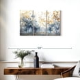 thumbnail image 3 of Elephant Stock Speckled Blue Forest Ii Wall Art - Horizontal Multi Panel Canvas - Living Room Wall Decor - Nature Multi Panel - Yellow And Brown Decor - 33" x 20", 3 of 8