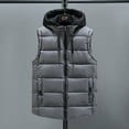 thumbnail image 5 of Baberdicy Vest for Women, Women's Winter Warm Vest Outerwear Thick Padded Sleeveless Casual Vest with Hood Puffer Vest Women 4Xl, 5 of 6