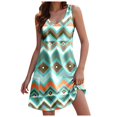 thumbnail image 1 of MKLEKYY Trajes De Baño Mujer Womens Summer Dresses 2024 Loose V Neck Sleeveless Swimsuit Coverup With Pockets Floral/Plain/Eyelet, 1 of 4