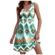 thumbnail image 1 of MKLEKYY Trajes De Baño Mujer Womens Summer Dresses 2024 Loose V Neck Sleeveless Swimsuit Coverup With Pockets Floral/Plain/Eyelet, 1 of 4
