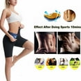 thumbnail image 2 of Sauna Sweat Shapewear Shorts Pants with Pocket Thigh Workout Suit Waist Trainer Weight Loss Sweatsuit Exercise Fitness for Women, 2 of 7