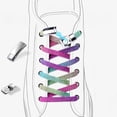 thumbnail image 1 of Summer Fashion Lazy Shoelaces Free Tie Elástico Casual Sports Shoelaces Creative Shoelaces Niños Adultos Unisex Ocio Zapatillas De Deporte Cordones Vogacara AP006665-01, 1 of 6