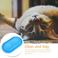 Hims Double Cat Dish Pet Feeder Food Water Bowl for Small Medium Size