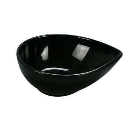 

Rome-Black Waterdrop Shape Bowl 26 Oz. 8 W X 6 L X 2 3/4 H Melamine Black 4 packs