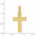 thumbnail image 4 of 10K Yellow Gold Cross Pendant (33 X 18) Made In United States 10c1101, 4 of 6