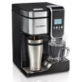 thumbnail image 1 of Hamilton Beach Cafetière à Portion Individuelle, Programmable FlexBrew avec Eau Chaude, 1 of 8