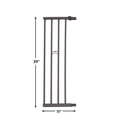 thumbnail image 2 of MidWest Homes for Pets Steel Pet Gate Extension, 11" Wide x 39" High, Graphite, 2 of 4