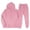 Pink, variant on Baqcunre Hoodies For Men Mens Fashion Casual Color Matching Two Piece Hooded Pocket Lace Up Pullover Sweater Pants Set Track Suits For Men Set Tops For Men Beige L
