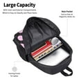 thumbnail image 5 of Daiia Pink Groovy Disco Ball Backpack for Men and Women -Durable Backpack Large Capacity, Water-Resistant Bag with Adjustable Straps and Laptop Compartment, 5 of 9