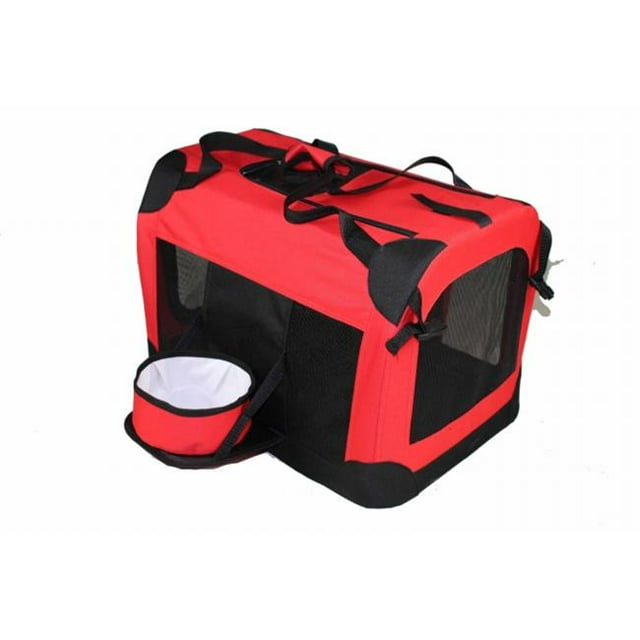 Pet Life H3RDXS Caisse Rouge Deluxe 360 avec Bol Amovible - TP