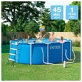 thumbnail image 3 of INTEX Metal Frame 15ft x 48in Above Ground Swimming Pool Set w/ Filter Pump, 3 of 11