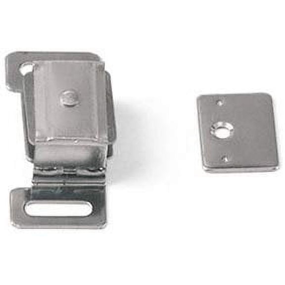Laurey Magnetic Catch Aluminum and Plastic - Silver - Pack Of 1