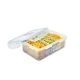 thumbnail image 1 of Good & Good, Contenedor Herm√©tico Rectangular Con Divisiones DG217-Transparente Good & Good DG - 217, 1 of 2