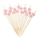 thumbnail image 1 of Uxcell 200Pcs Palillos de cóctel en forma de corazón de bambú para bebidas, alimentos y frutas, rosa, 1 of 6