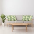thumbnail image 4 of Ambesonne Spring Throw Pillow Cover 4 Pack, Tropic Exotic Palm Trees, 18", Green Ecru, 4 of 5