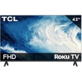thumbnail image 1 of PANTALLA TCL S3R SERIES 43PULG FHD SMART TV ROKU BLACK 43S31, 1 of 5