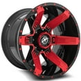 thumbnail image 2 of 20x9 XF Off-Road XF-214 Gloss Black Red Inserts Wheel 8x6.5/8x170 (0mm), 2 of 2