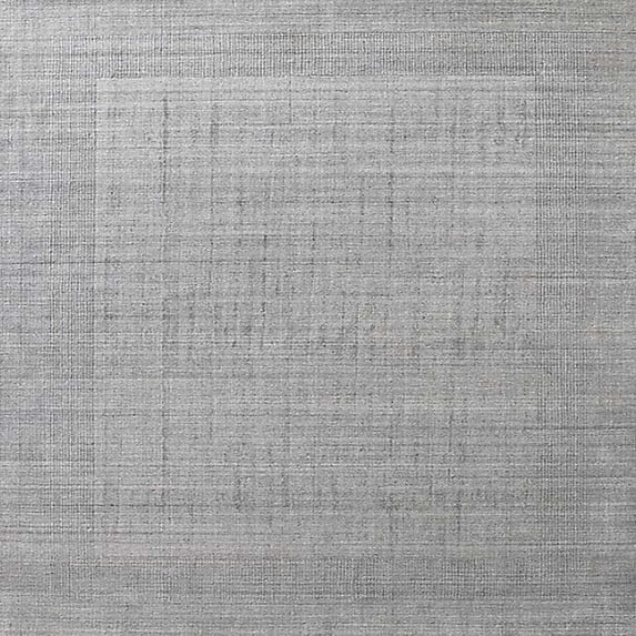 Ahgly Company Machine Washable Indoor Square Industrial Modern Gunmetal Gray Area Rugs, 5' Square