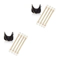 thumbnail image 4 of fastboy 4Pcs Bags Chains Replacement Gold Metal Belt Removable Adjustable Decorative Purse Straps Handles Messenger Crossbody 2Set, 4 of 5