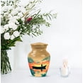 thumbnail image 7 of JAGASY Fishing Urn for Couple - Golden Small Urn for Ashes Adult Male & Female - Water Boat Sunset Clouds Scene Decorative Urns for Husband - Mini Urns for Human Ashes Keepsake - (3 Inch), 7 of 7