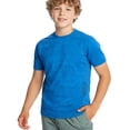 thumbnail image 2 of Zpanxa Girls Athletic Shirts Solid Color Round Neck Short Sleeve Sporty Tee Polyester Top 5-6 Years, 2 of 6