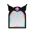thumbnail image 7 of Impressions Vanity Kuromi Arch RGB Tabletop Mirror with  LED Lights App Control Stand and Wall Mount, 7 of 7