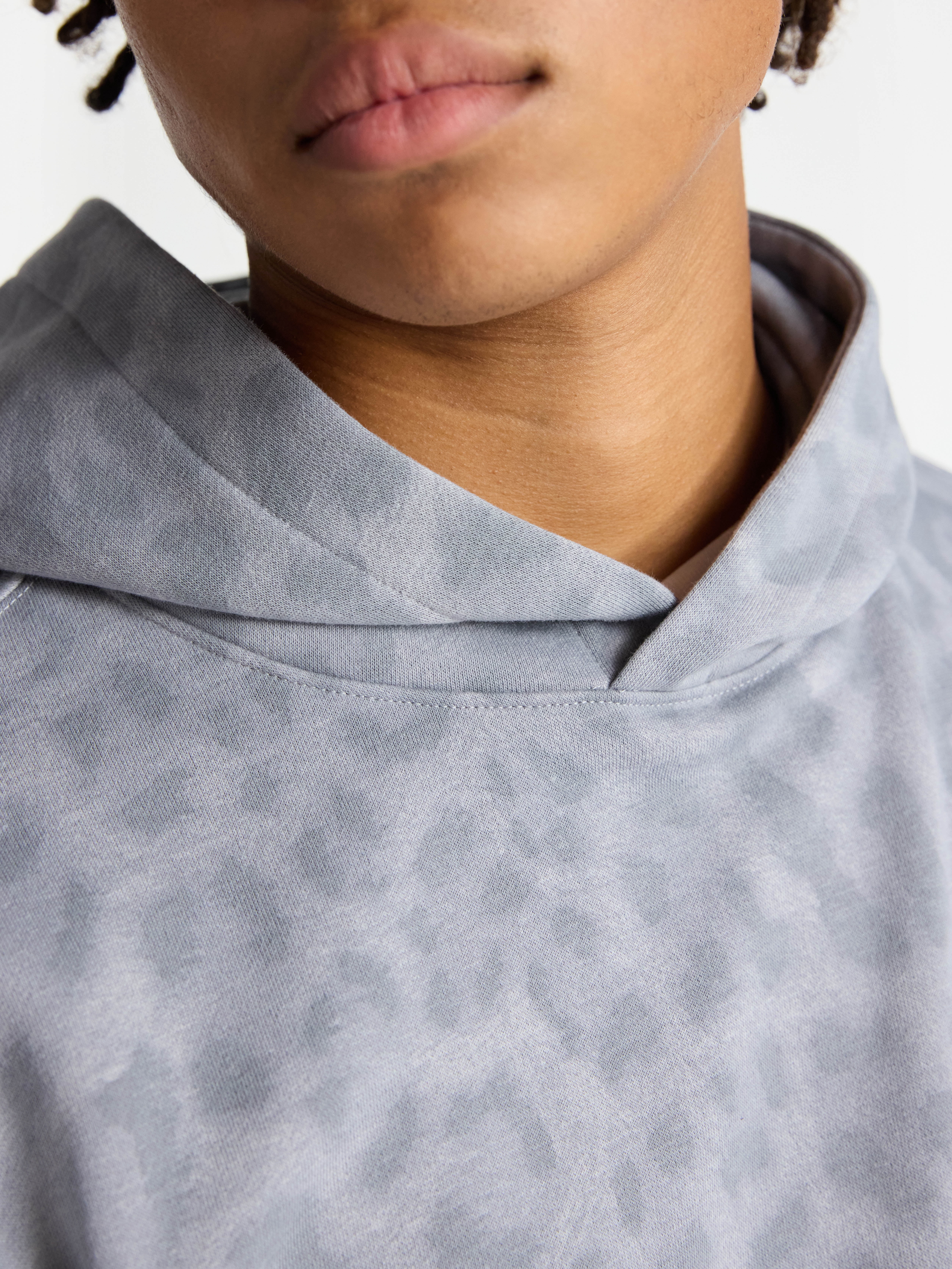 No Boundaries Oversized Hoodie with Long Sleeves, Men's & Big Men's