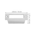 thumbnail image 2 of OUNONA 6pcs Reinforcement Security Strike Plate For Wooden Room Doors Metal Lock Plate For Home Security Door Plate Security Device, 2 of 8