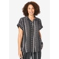 thumbnail image 2 of Woman Within Plus Size Relaxed Campshirt, 2 of 6