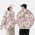 thumbnail image 3 of KLL Lilies Flowers Print Men's Women’s UPF 50+ Sun Protection Outdoor Hoodie Jacket Long Sleeve Fishing Hiking Performance Shirt-XX-Large, 3 of 6