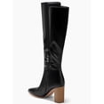 thumbnail image 3 of Wome Knee High Boots Wide Calf Stacked Block Heel Pointed Toe Riding Boots, 3 of 3