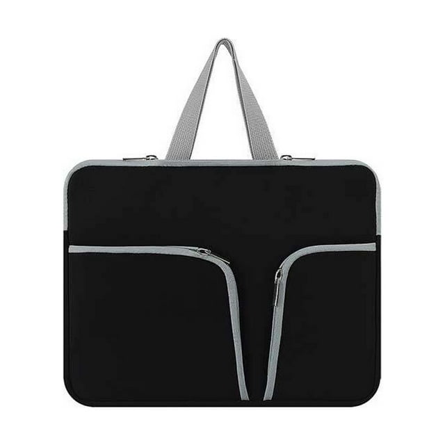 maytalsory Laptop Sleeve Waterproof Computer Case Portable Bag Pocket Carrier Pouch Protector Reusable Compartments Business Storage Black 17inch