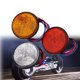 thumbnail image 1 of Gwong Autos 2pcs Motor Freno 24 LED Coche Luces de cola redondas Gire la señal Camión Lado Advierte Bulbos Gwong 24008718, 1 of 7